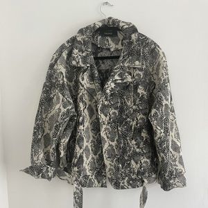 Snakeskin jacket - Zara